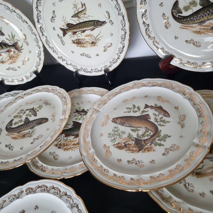 Bernardaud & Co. Limoges - Serveerschaal (11) - Porselein -, Antiek en Kunst, Antiek | Meubels | Tafels