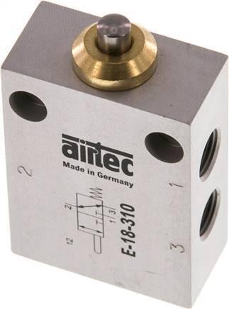 valve à tige universelle 3/2 G1/8 0-12bar/0-168psi Airtec, Doe-het-zelf en Bouw, Gereedschap | Overige machines, Verzenden