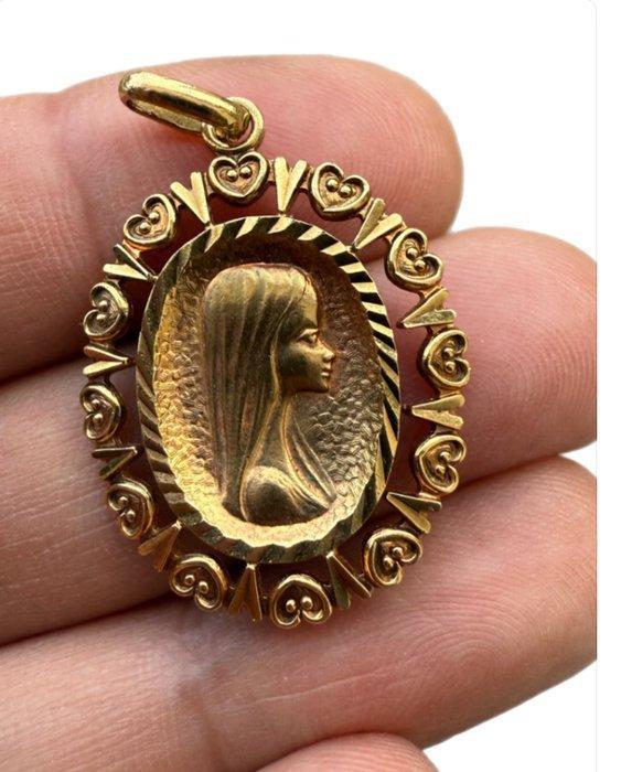 Indrukwekkende en esoterische gotische medaillon uit de Art, Antiek en Kunst, Curiosa en Brocante