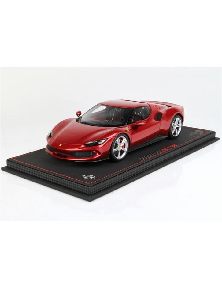 2021 FERRARI 296 GTB ROSSO IMOLA BBR MODELCAR 33/200, Hobby en Vrije tijd, Modelauto's | 1:18, Ophalen of Verzenden