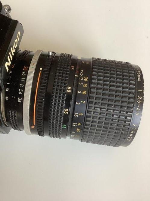 Nikon F3 + Nikkor 28-85mm Analoge camera, Audio, Tv en Foto, Fotocamera's Analoog