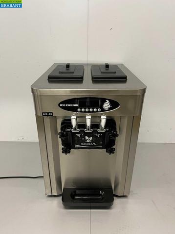 Machine à glace en acier inoxydable 2 parfums 230V, Verzenden