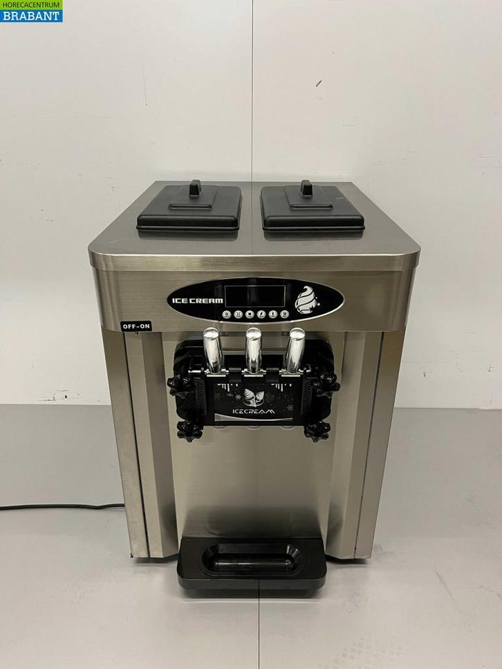 Machine à glace en acier inoxydable 2 parfums 230V, Zakelijke goederen, Horeca | Keukenapparatuur, Verzenden