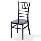 Wedding Chair Tiffany | Zwart | Stapelbaar |VEBA, Verzenden