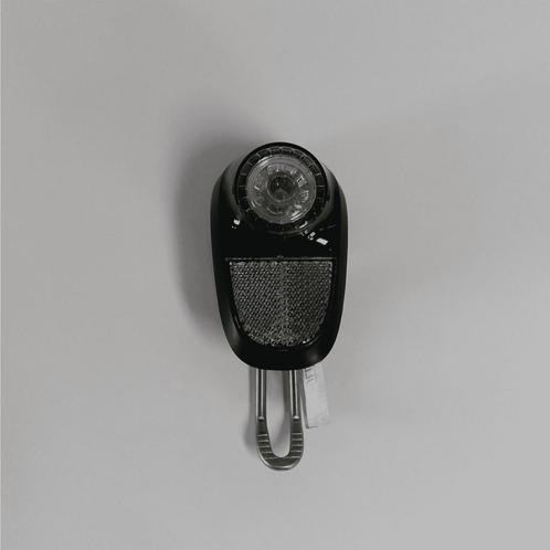 UNION LED koplamp op batterijen - ZWART, Fietsen en Brommers, Fietsaccessoires | Fietsverlichting, Nieuw, Verzenden
