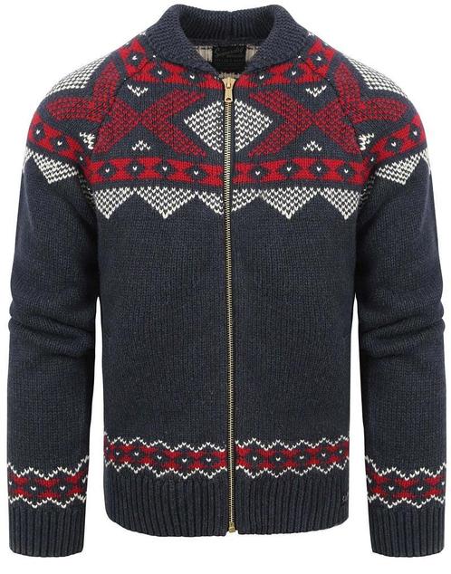 Superdry Vest Zip Donkerblauw maat Maat 52/54 (L) Heren, Kleding | Heren, Truien en Vesten, Nieuw, Maat 52/54 (L), Verzenden
