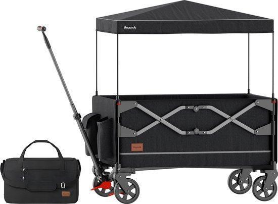 2dekans | LifeGoods Bolderkar - Opvouwbaar - Kinderenvervoer, Kinderen en Baby's, Buggy's, Ophalen of Verzenden