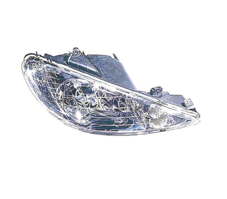 Phare Droit Pour Peugeot 206 98-09 H7+H7, Auto-onderdelen, Verlichting, Verzenden