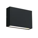 Wandverlichting modern Nelson Up en Down Muurlamp Zwart, Tuin en Terras, Verzenden, Nieuw