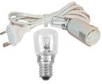 E14 Fitting+Kabel+Lampje (o.a. voor Zoutlamp) - Inc Aan/U..., Huis en Inrichting, Lampen | Tafellampen, Ophalen of Verzenden, Nieuw
