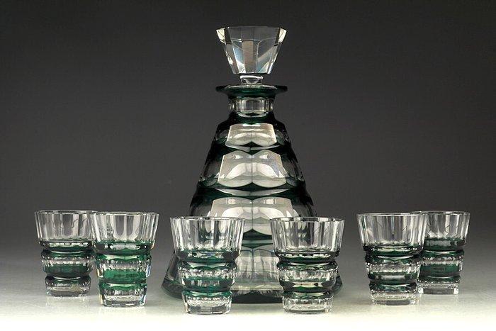 Val Saint Lambert - Karaf - Glas, Antiek en Kunst, Kunst | Designobjecten