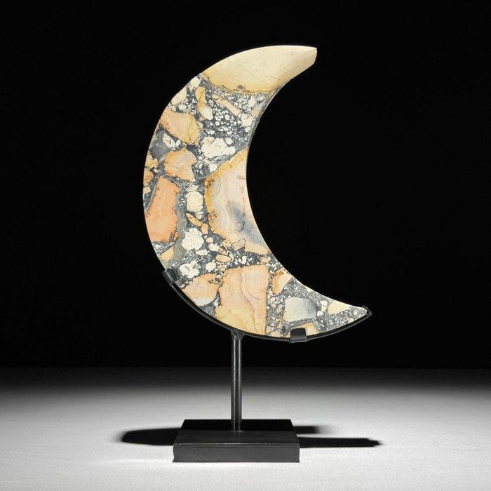 GEEN RESERVEPRIJS - Prachtige Rode Maligano Crescent Moon op, Antiquités & Art, Art | Objets design