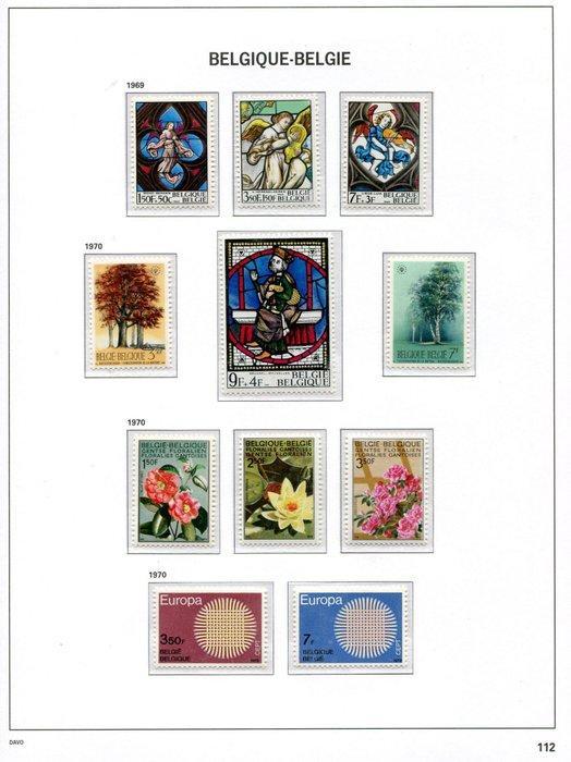België 1970/1984 - Volledige verzameling volgens invulling, Postzegels en Munten, Postzegels | Europa | België