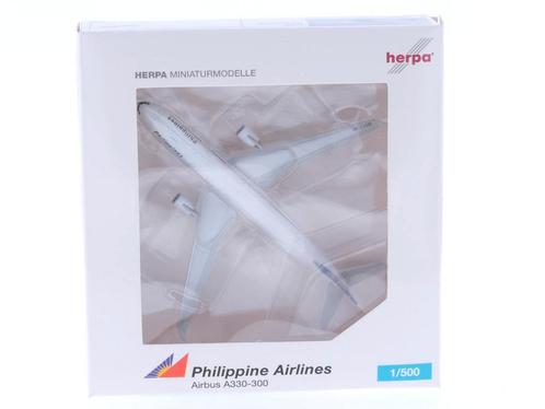 Schaal 1:500 Herpa 517867 Philippine Airlines Airbus A330..., Hobby en Vrije tijd, Modelbouw | Vliegtuigen en Helikopters, Zo goed als nieuw