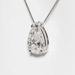 Zonder minimumprijs - Ketting met hanger - 18 karaat Witgoud