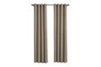 Verduisterend geweven gordijn met ringen | Larson, Verzenden, Nieuw, Beige, Basics