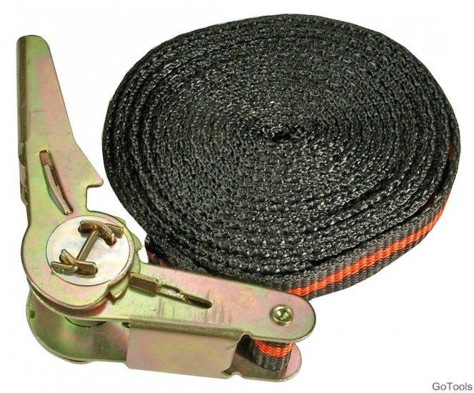 Ratel vastsjorren strap, 5 m lang, 24 mm breed, Auto diversen, Auto-accessoires, Verzenden