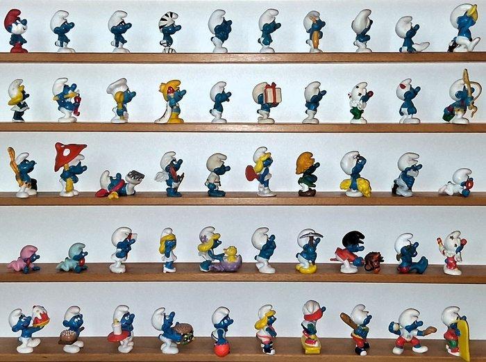 Schleich - Figure - Collection of different Smurfs - 50, Antiquités & Art, Antiquités | Autres Antiquités