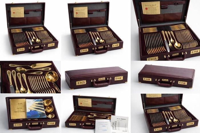 Nivella - Bestekset voor 12 personen (72) - Rokoko - Verguld, Antiek en Kunst, Antiek | Meubels | Tafels