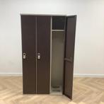 Lockerkast / garderobekast vv 3 deuren met sleutel, (hxbxd), Huis en Inrichting, Kasten | Lockerkasten, Gebruikt