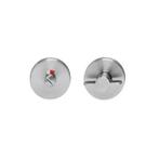 Intersteel toiletgrendel 8mm rond ITAL kunststof inox mat