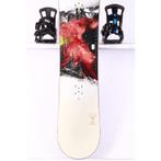 156 snowboard BURTON PROGRESSION 56 WIDE, White/red, woodcor, Sport en Fitness, Snowboarden, Verzenden, Gebruikt, Board