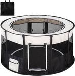 2dekans | TecTake - Puppyren Carola - Zwart - (Ø x H) 114 x, Ophalen of Verzenden, Nieuw