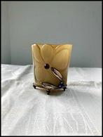 Jardinière - Hoorn - hoorn en verguld brons, Antiek en Kunst