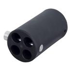 WENTEX® 4-way connector replacement kit 35,0(dia)mm - zwart, Verzenden
