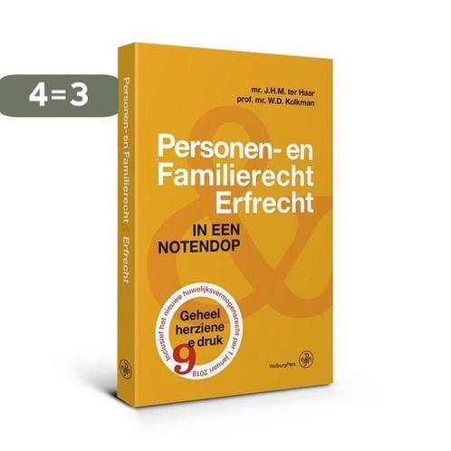 Personen- en familierecht & Erfrecht 9789462492837, Boeken, Wetenschap, Gelezen, Verzenden