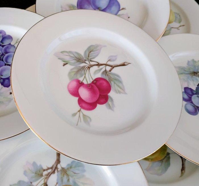 Richard Ginori - Dessertservies (10) - Frutta - Porselein,, Antiek en Kunst, Antiek | Meubels | Tafels
