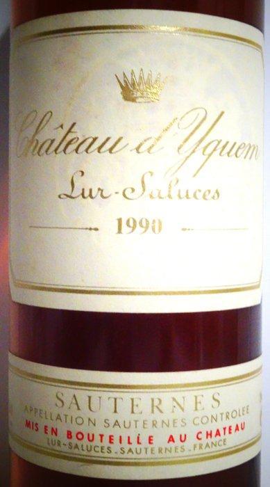 1990 Château dYquem - Sauternes 1er Cru Supérieur - 1 Fles, Verzamelen, Wijnen