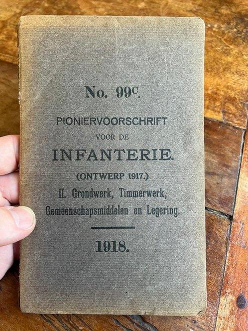 Nederland - Dutch Army Trench Construction / Warfare manual, Verzamelen, Militaria | Algemeen