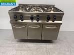 Cuisinière à 6 feux Roeder en acier inoxydable 110 cm GAS, Articles professionnels, Verzenden