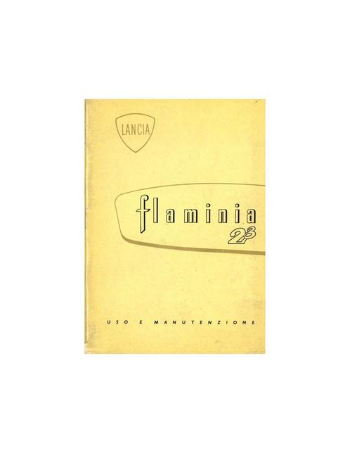 1966 LANCIA FLAMINIA 2.8 INSTRUCTIEBOEKJE ENGELS, Autos : Divers, Modes d'emploi & Notices d'utilisation, Enlèvement ou Envoi