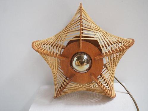 Wandlamp - Mid-tweedse Franse wandlampaccessoire in hout,, Antiek en Kunst, Kunst | Designobjecten