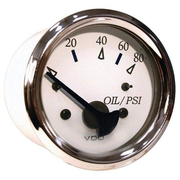 Bieden: Seachoice VDO engine oil pressure gauge, Watersport en Boten, Bootonderdelen, Ophalen of Verzenden