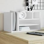 vidaXL Bureau organiser 44,5x24x25 cm bewerkt hout wit, Verzenden