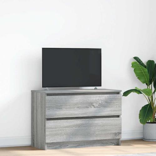 vidaXL Tv-meubel 80x35x54 cm spaanplaat grijs sonoma, Huis en Inrichting, Kasten |Televisiemeubels, Nieuw, Verzenden