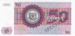 Zaire Pick 25 s 50 Zaires 04 02 1980 Specimen Vz+, Postzegels en Munten, Verzenden, België