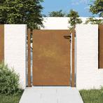 vidaXL Poort 105x130 cm cortenstaal, Tuin en Terras, Tuinpoorten, Verzenden, Nieuw