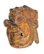 Antieke Tibetaanse maskers Yama Totengott. 33 cm - Tibet, Antiek en Kunst