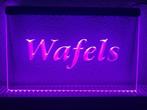 Wafels wafel neon bord lamp LED verlichting reclame lichtbak, Nieuw, Verzenden