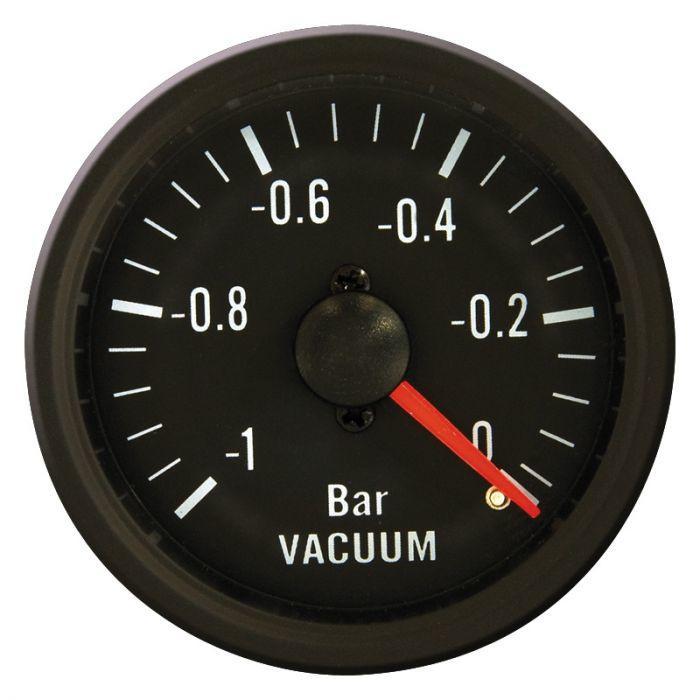 Performance Instrument Zwart Vacuüm -1>0,2 52mm, Auto diversen, Auto-accessoires, Nieuw, Ophalen of Verzenden