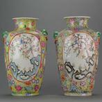 Chinese Porcelain Vase With Landscape FLower - Theepot (2) -, Antiquités & Art