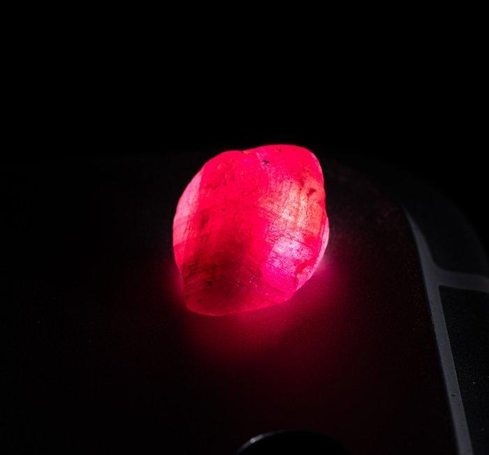 EXCEPTIONELE ROBIJN TOPKWALITEIT MOZAMBIQUE - 5,54ct -, Collections, Minéraux & Fossiles