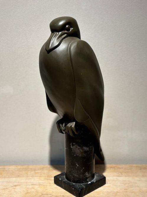 Statue, Schoenbekooievaar - 5,5 kg - 44 cm - Marbre, Régule, Antiek en Kunst, Curiosa en Brocante