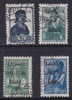 Duitse Rijk Bezetting Litauen. 1941 - Zarasai (Zargrad), Gestempeld