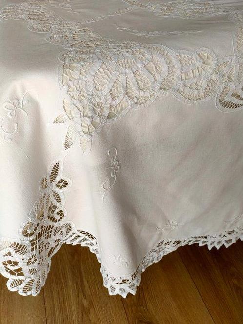 Nappe - 170 cm - 170 cm, Antiek en Kunst, Antiek | Tapijten, Tafelkleden en Textiel
