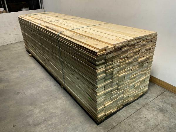 Veiling - 50x Vuren plank ruw 420x12,5x2,2cm, Doe-het-zelf en Bouw, Hout en Planken